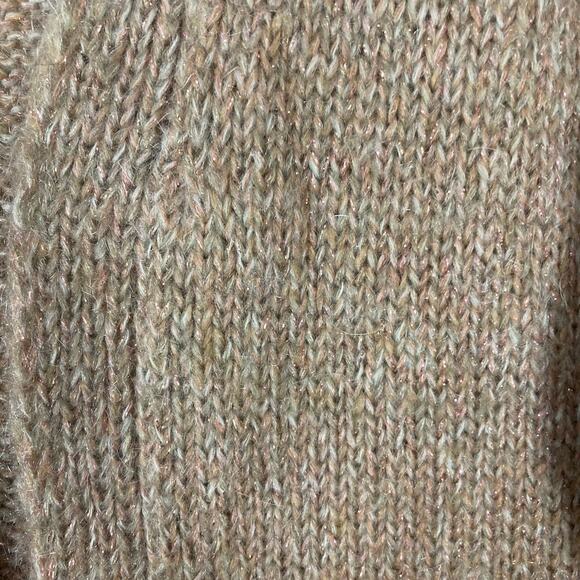 ESSENTIEL ANTWERP Cardigan XS ITALY Mohair Glitter Open Front Long Sleeve - Picture 4 of 10